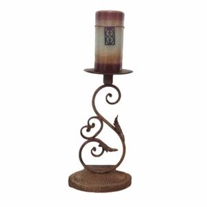 Rusty Metal Candleholder